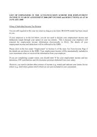 That including email and have transaction recently will be pushed. List Of Employers In The Auto Inclusion Scheme Iras