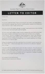 Australia has a high commission in kuala lumpur, and malaysia has a high commission in canberra. Andrew Goledzinowski On Twitter I M Grateful To Staronline For Publishing This Letter Obviously Wasn T An Easy Decision Go To P 13 Of Today S Paper To See My Letter And The Star S Rejoinder