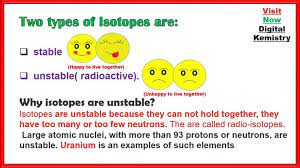 Why Isotopes Are Unstable Chemistry Lessons Chemistry Basics Chemistry