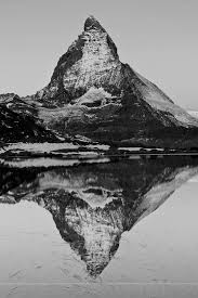 Black And White Landscape Photography Nature Matterhorn Riffelsee At Dawn With Full Moon By Sonja Grubenmann Climb This Black And White Landscape Mountain Photography White Photography