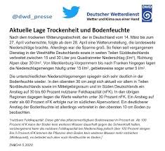 Hier twittern die pressestelle (uwe kirsche/kis, andreas friedrich/fr) und die meteorolog_innen der vorhersagezentrale/v des dwd. Dwd On Twitter Zwischenstand Des Dwd Zur Trockenheit Und Bodenfeuchte In Deutschland Kis