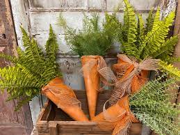 Decorative Cone Carrot The Shabby Tree In 2021 Spring Easter Crafts Shabby Chic Diy Crafts Paper Mache Cone
