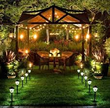 Solarleuchten Garten Pavillon Mein Schoner Garten Solar Patio Lights Backyard Lighting Gazebo Lighting