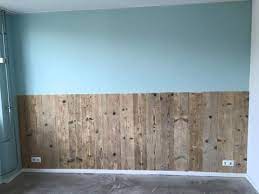 Dun Steigerhout Steigerhout Wandpanelen Muurbekleding Wandpanelen Muur Lambrisering Houten Lambrisering