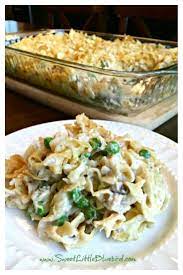 May 27, 2020 · the first time i made a tuna noodle casserole some 50 years ago, the recipe was on a box of potato chips and, of course, called for canned mushroom soup. The Best Old Fashioned Tuna Noodle Casserole Sweet Little Bluebird