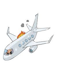 How to draw a jet plane. Man In Plane Crashing Cartoon Vector Clipart Friendlystock In 2021 Business Man Business Women Cartoon Clip Art
