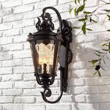 Bronze outdoor wall sconce lighting. Casa Marseille 27 1 2 High Bronze Outdoor Wall Light 61698 Lamps Plus Outdoor Wall Lighting Outdoor Wall Light Fixtures Wall Lights