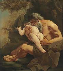 Til that the greek god cronus was eating his children in fear of them overthrowing him. Cronus Devouring His Child By Giulia Lama Obelisk Art History