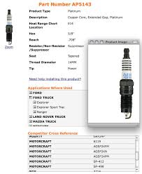 which are the original spark plugs for a 2007 v6 ford