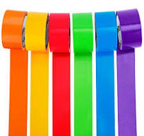 Colorful Duct Tape 6-Roll Colored Duct Tape Pack - 2" X 15 Yards Each,  Heavy Duty Waterproof Rainbow Tapes Duck Tape