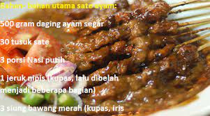 Resep Cara Membuat Sate Ayam Bumbu Kacang Lezat Dan Mantap Resep Ayam Resep Masakan