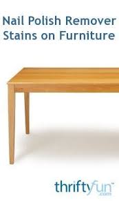 Fixing A Wood Table With A Nail Polish Remover Stain Nail Polish Remover Repair Wood Furniture Fix Nail Polish