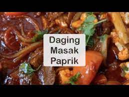 Lagi pulak, bahan bahannya sangat ringkas dan memasaknya sangat mudah dan pasti rasanya sangat sangat sedap. Daging Masak Paprik Malay Kitchen Youtube