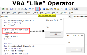 Vba Like Operator Easy Examples How To Use Like In Excel Vba
