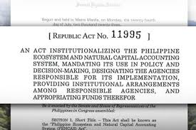 New law compiles natural resources