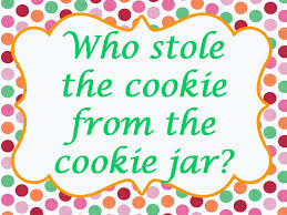 Who Stole The Cookie From The Cookie Jar Thedabblingspeechie Speech Therapy Resources Speech Language Therapy Speech And Language