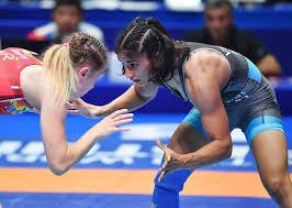 Vinesh phogat, one of india's strongest medal contenders at the tokyo 2020 olympics, reacted sharply to a media report on thursday as she tweeted about her request for a physiotherapist to. Vinesh Phogat Locks Olympic Quota With Bronze At Wrestling World Championships Vinesh Phogat