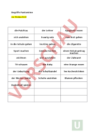Bei dieser art der pantomime geht es darum begriffe mit 2 bedeutungen, sogenannte teekesselchen, darzustellen, wie zum beispiel das wort gericht. Arbeitsblatt Begriffe Pantomime Diverses Facherubergreifend Spiele
