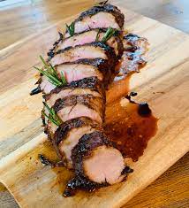 Maple syrup, garlic, and balsamic vinegar meld into a wonderfully sweet and savory marinade for these pork chops. Rosemary Balsamic Pork Tenderloin Steffanie At Home