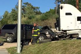 On december 11th, kelowna traffic services responded to the crash on police said that a red kia passenger car and a blue mazda were heading westbound on harvey when they. Officer Injured After Police Suv Crashes Into Semi Trailer In Kelowna Ladysmith Chronicle