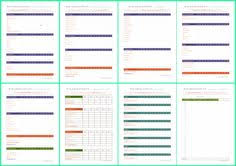 Nicht zu vergessen ist hierbei auch die richtige formatierung der abbildungen und übersichten. 120 Vorlagen Tabellen Ideen Vorlagen Wochen Planer Planer
