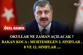 14.08.2020 08:41 | son güncelleme: Okullar Ne Zaman Acilacak Saglik Bakani Koca Dan Son Dakika Aciklamasi
