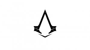 Assassins Creed Syndicate Logo 4k Wallpaper White 3840x2160 Assassins Creed Assassins Creed Syndicate Assassin S Creed Wallpaper