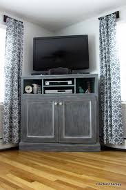 First, we need our chest of drawers to be practical and provide quality bedroom storage. Tall Corner Media Console Ana White