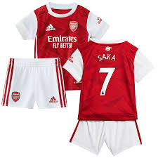 Shop for official arsenal jerseys, hoodies and arsenal apparel at fansedge. Arsenal Home Baby Kit 2020 21 With Saka 7 Printing