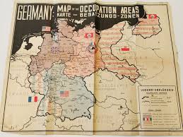 2036x2496 / 2,17 mb go to map. Germany Map Of The Occupation Areas Karte Der Besatzungs Zonen Ma 25 48