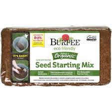 Starting seeds can be tricky, so why make it harder by choosing a bad seedling mix? Burpee 8 Qt Concentrated Seed Starting Mix Bp8crbl The Home Depot