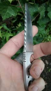 Bird And Trout Knife Template Nightturtleknives Mini Bird N Trout O1 Tool Steel Metal Working Knife Filework Knife