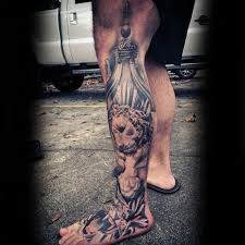 Lion tattoos are often used as symbols of power and regal traits, and this tattoo for men is a great example of that. 110 Unique Lion Tattoo Designs With Meaning 2019