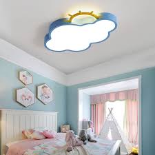 Led Cloud Ceiling Lights Iron Lampshade Luminaire Ceiling Lamp Children Baby Kids Bedroom Light Fixtures Colorful Lighting Light Ceiling Lights Aliexpress