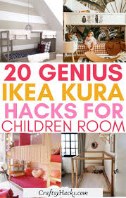Ein betthimmel verwandelt das kinderbett in einen magischen ort voller gemütlichkeit. 20 Ikea Kura Hacks For Children Room Craftsy Hacks