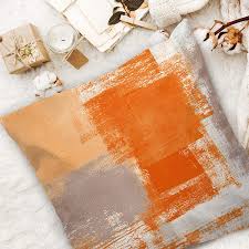 Check spelling or type a new query. Buy Colorpapa 2 Pack Orange Throw Pillow Covers 18 X 18 Inch Modern Abstract Artwork Burnt Orange Grey Decorative Throw Pillows Home Decor Cushion Cases For Couch Bed Living Room Bedroom Online