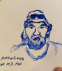 Sketching at Wilmette Harbor Club