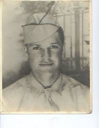 Clyde Nelson returning from WWII with grandma Cecilia