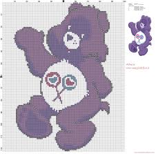 #you will need to have adobe reader installed. Share Bear Care Bears Cross Stitch Pattern Free Free Cross Stitch Patterns Simple Unique Alphabets Baby