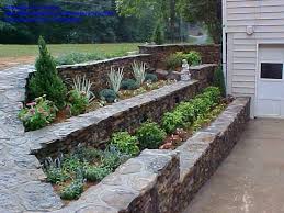 Rr Tie Retaining Wall Garden Design Vroomp Picture A Recent Project I Built For A Friend Landscaping Retaining Walls Patio Terrace Garden