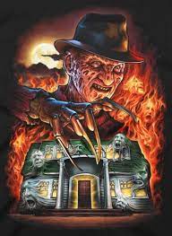 A Nice Picture Of My Dad At Work Awesome A Nightmare On Elm Street Artwork Anoes Anightma Freddy Krueger Art Horror Movie Icons Classic Horror Movies