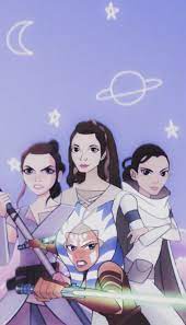 Star Wars Aesthetic Wallpaper Padme Amidala Ahsoka Tank Rey Princess Leia Star Wars Wallpaper Star Wars Poster Star Wars Background