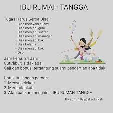 Yang menggelitik kita, mengapa pinjaman tersebut diberikan kepada para ibu rumah tangga? Kartun Muslimah Tentang Ibu Rumah Tangga Jadi Suami Facebook