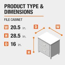An 11×17 file cabinet is a specific type of file cabinet that's designed to hold folders with standard letter sizing. Home Decorators Collection Oxford White 28 5 In File Cabinet 2914400410 The Home Depot