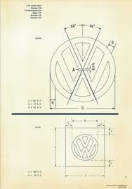 Recreated Vintage Vw Logo Specification Poster For Download Your Creative Logo Designer Vintage Vw Vw Art Volkswagen