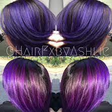 Fluorescent Lighting Vs Natural Lighting Purple Ombre Hair Purple Ombre Hair Ombre Hair Purple Hair