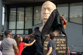 A year after protesters toppled statues of colonizers and slaveholders across the u.s., several cities unveiled new monuments this week to mark the juneteenth federal holiday and honor the lives of george floyd. Photos George Floyd Statue Unveiled In Brooklyn