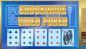 shockwave video poker rules strategy