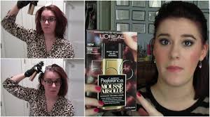 If i remember right the first of these was brought out by john freida. Demo Review L Oreal Mousse Absolue Hair Dye Medium Mahogany Brown 556 Color Reveal Youtube