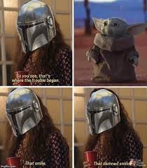 Mando Didn T Stand A Chance Mandalorianmemes Star Wars Humor Star Wars Mandalorian